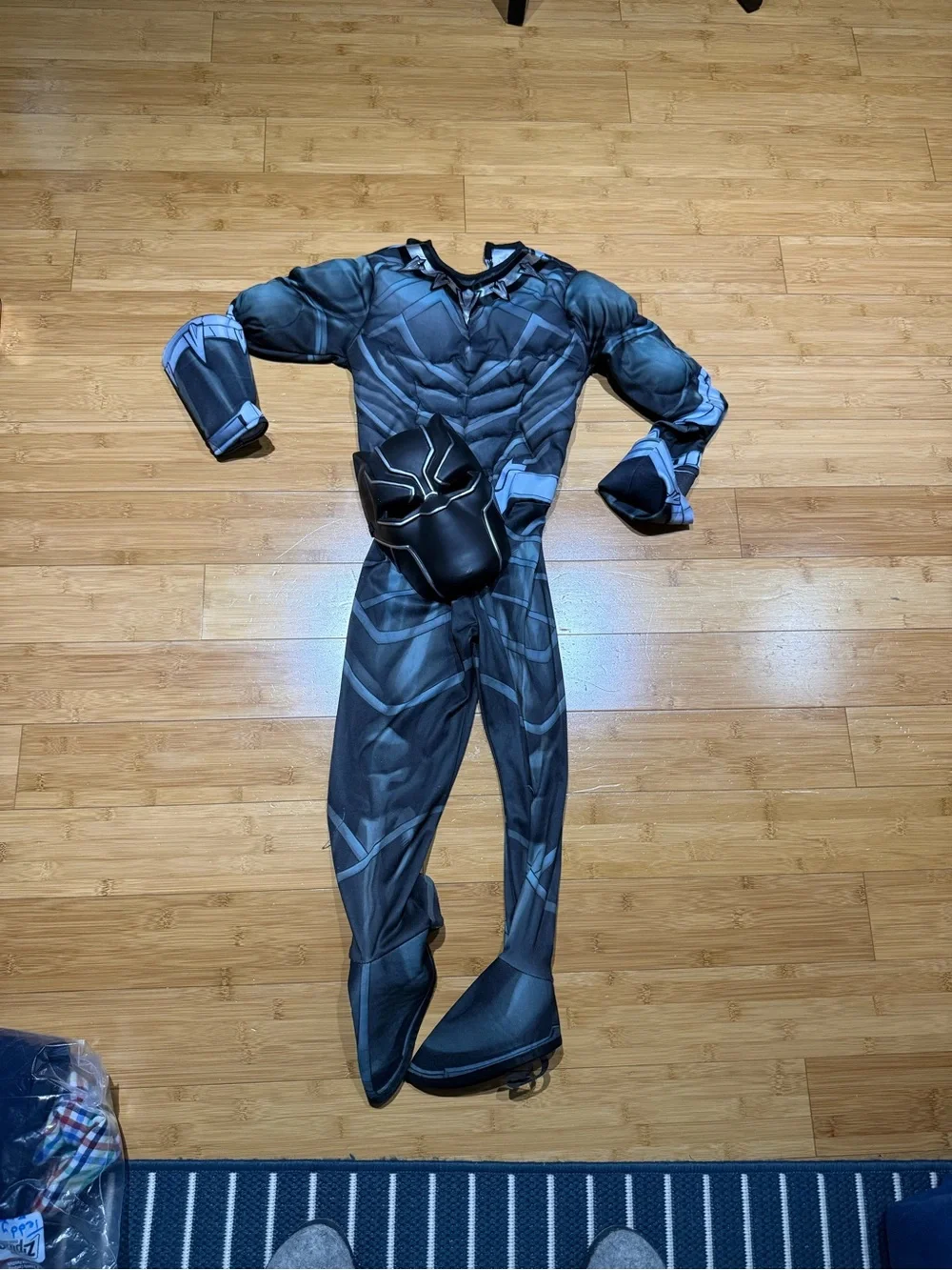 Black Panther Superhero Kids Costume with Mask